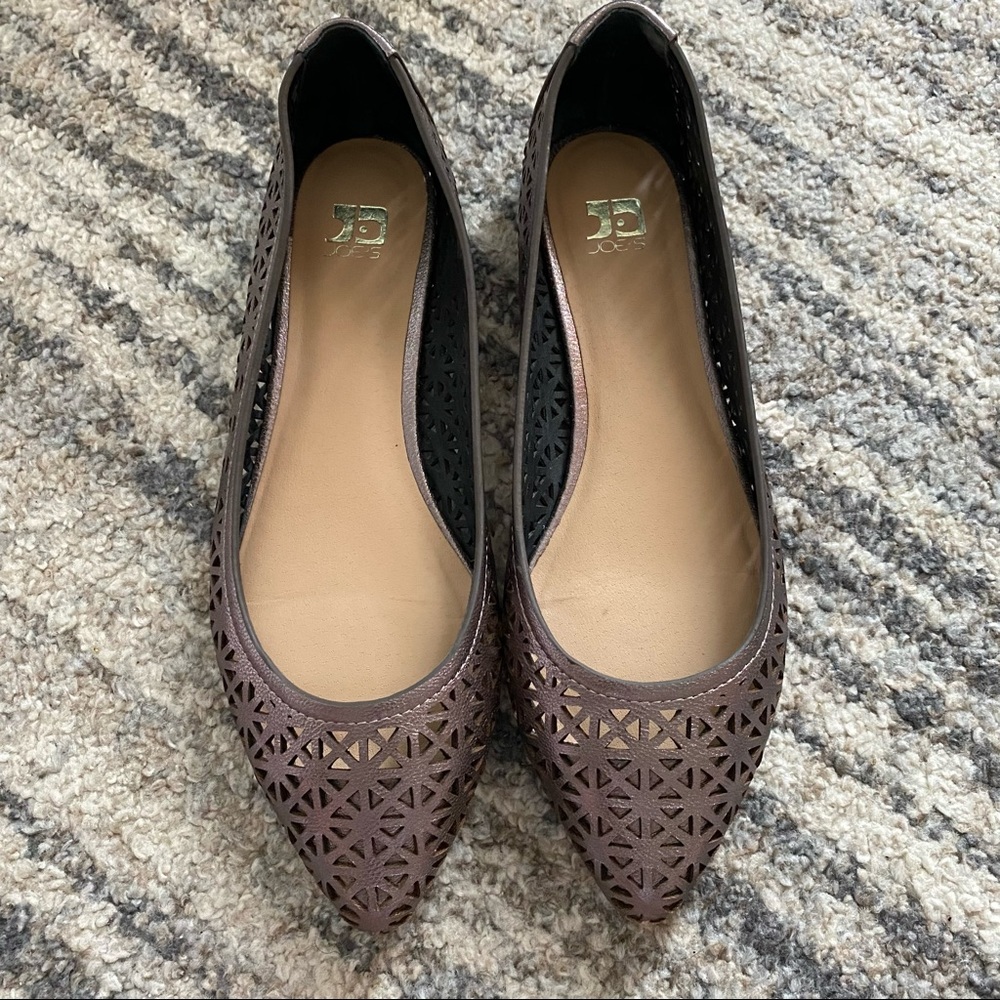 Joe’s Jeans Metallic Flats